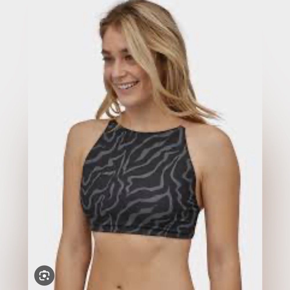 Patagonia Zebra Print Bikini Top